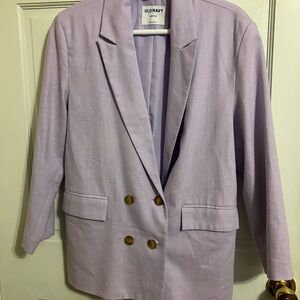 Old Navy Women's Light Purple Blazer